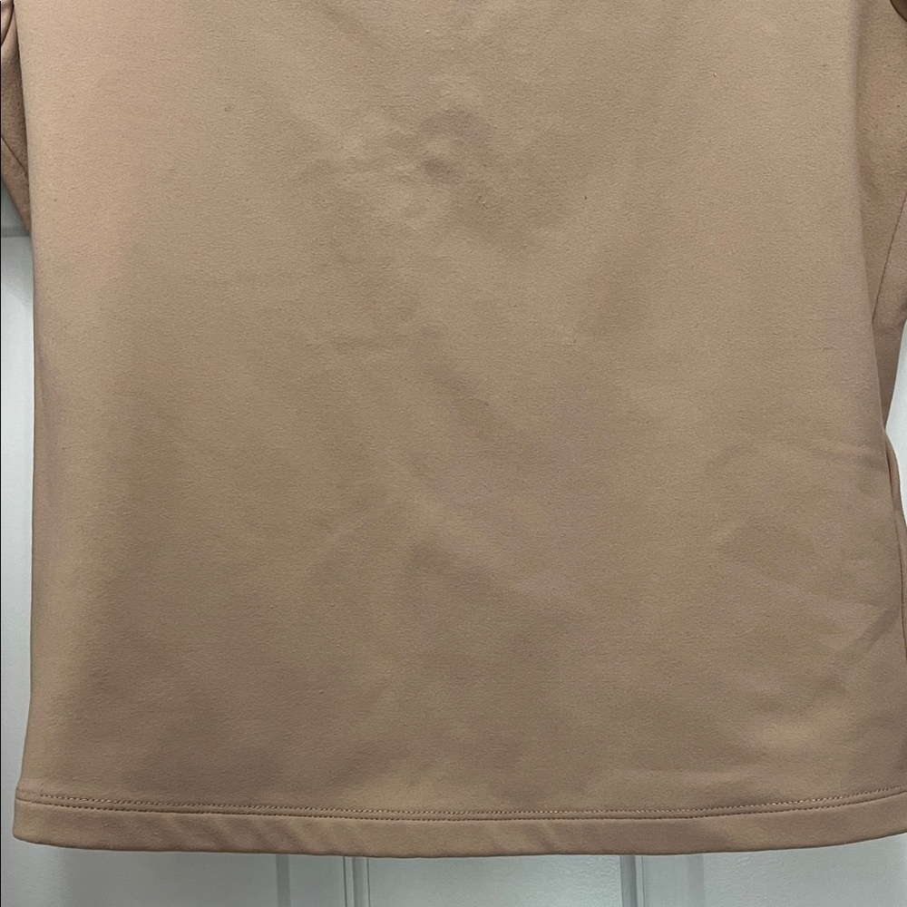 Abercrombie & Fitch Soft A&F Collection Brown Cropped Long Sleeve Top - Size S - Picture 6 of 13